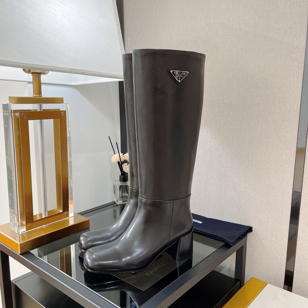 Prada Boots Black For Women 2.6in/65mm PRD  1W931M_070_F0002_F_065