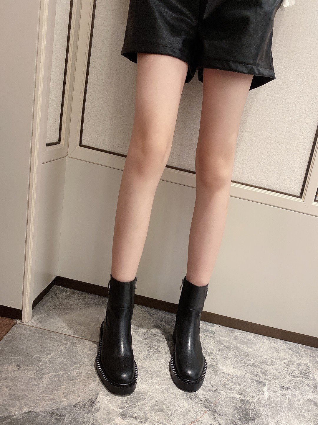 Prada Brushed And Nylon Boots Black For Women 1.96in/50mm PRD