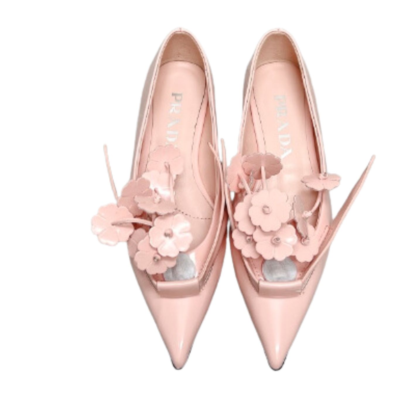 Prada Brushed Pumps Pink For Women