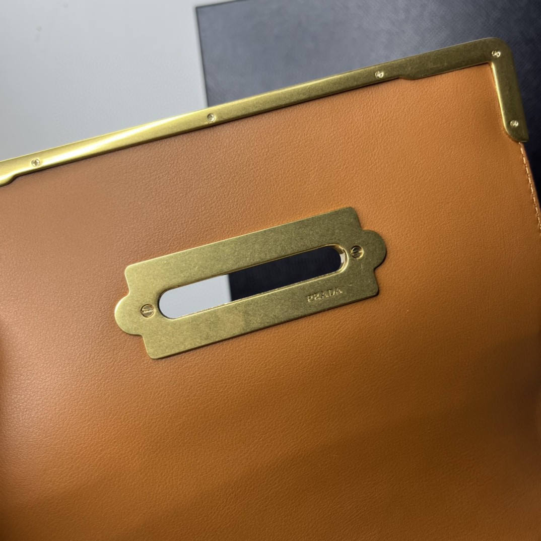 Prada Cahier Bag Brown For Women, Women’s Bags 7.9in/20cm 1BD045_2AIX_F0046_V_XCH