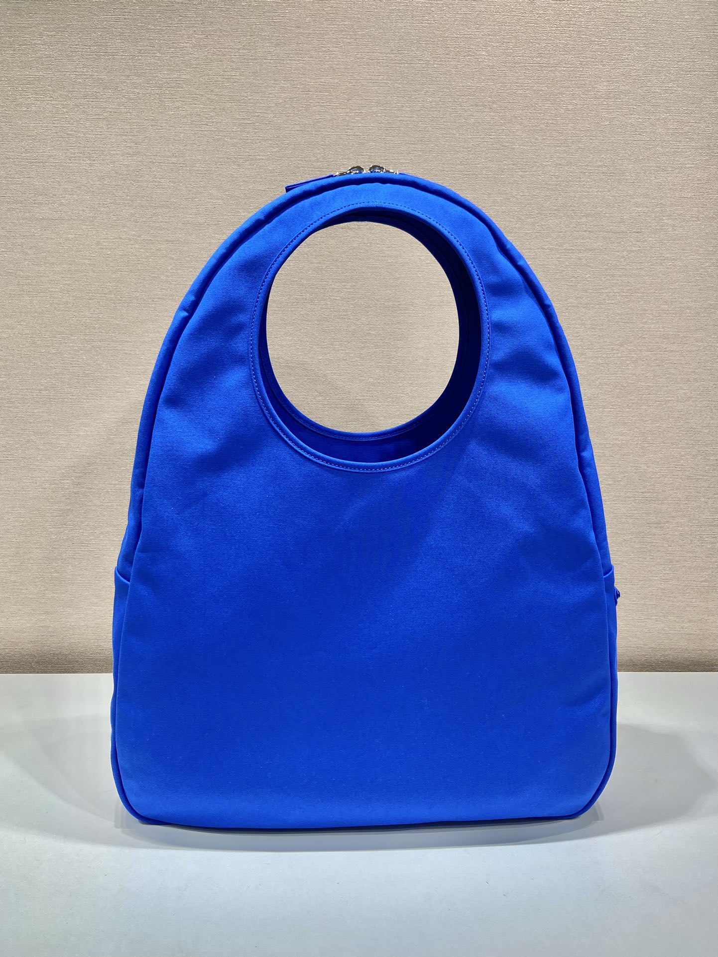 Prada Canvas Hobo Bag Blue For Women, Women’s Bags 25.6in/65cm 2VY005_010_F0215_V_OLO