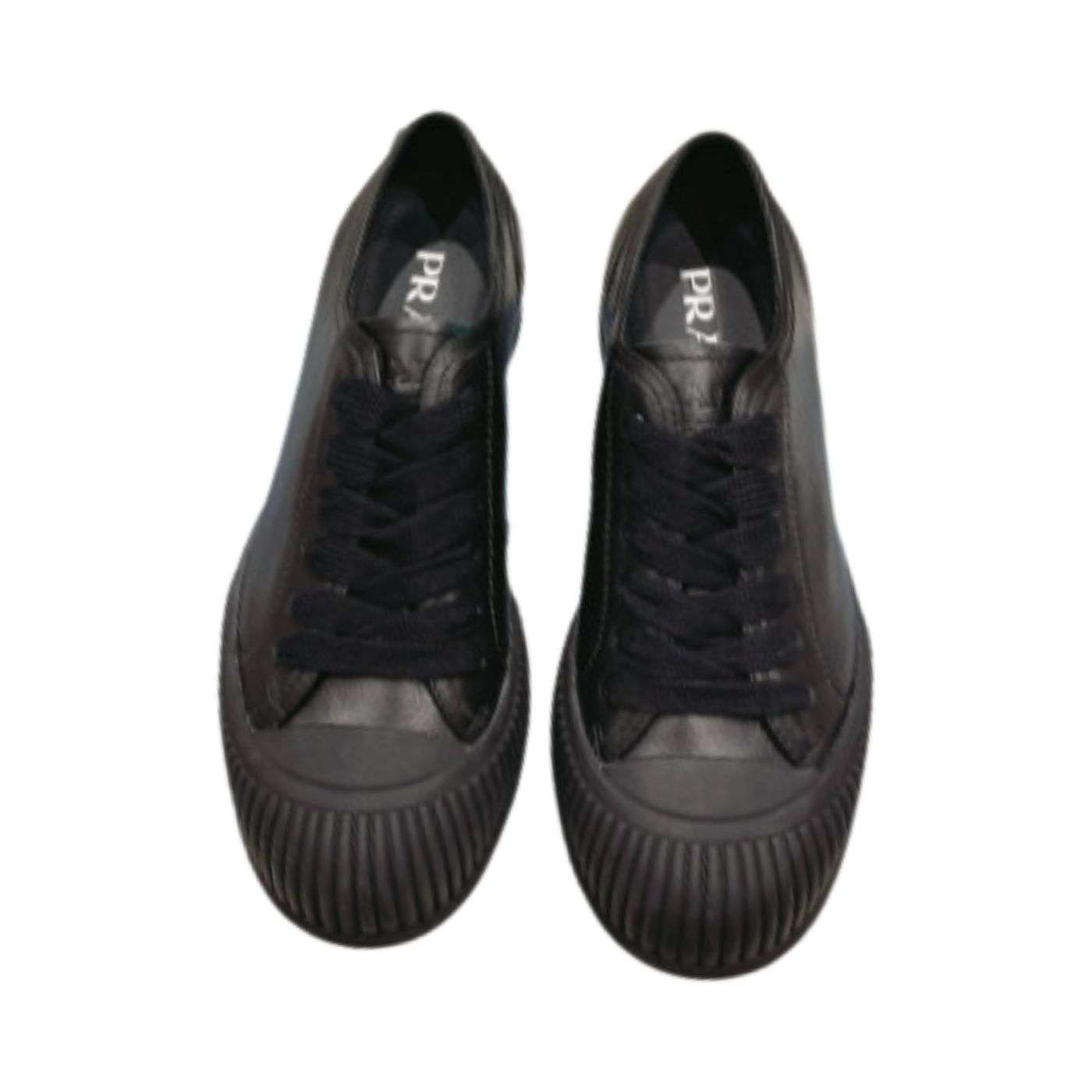 Prada Chunky Sole Sneakers Black For Women