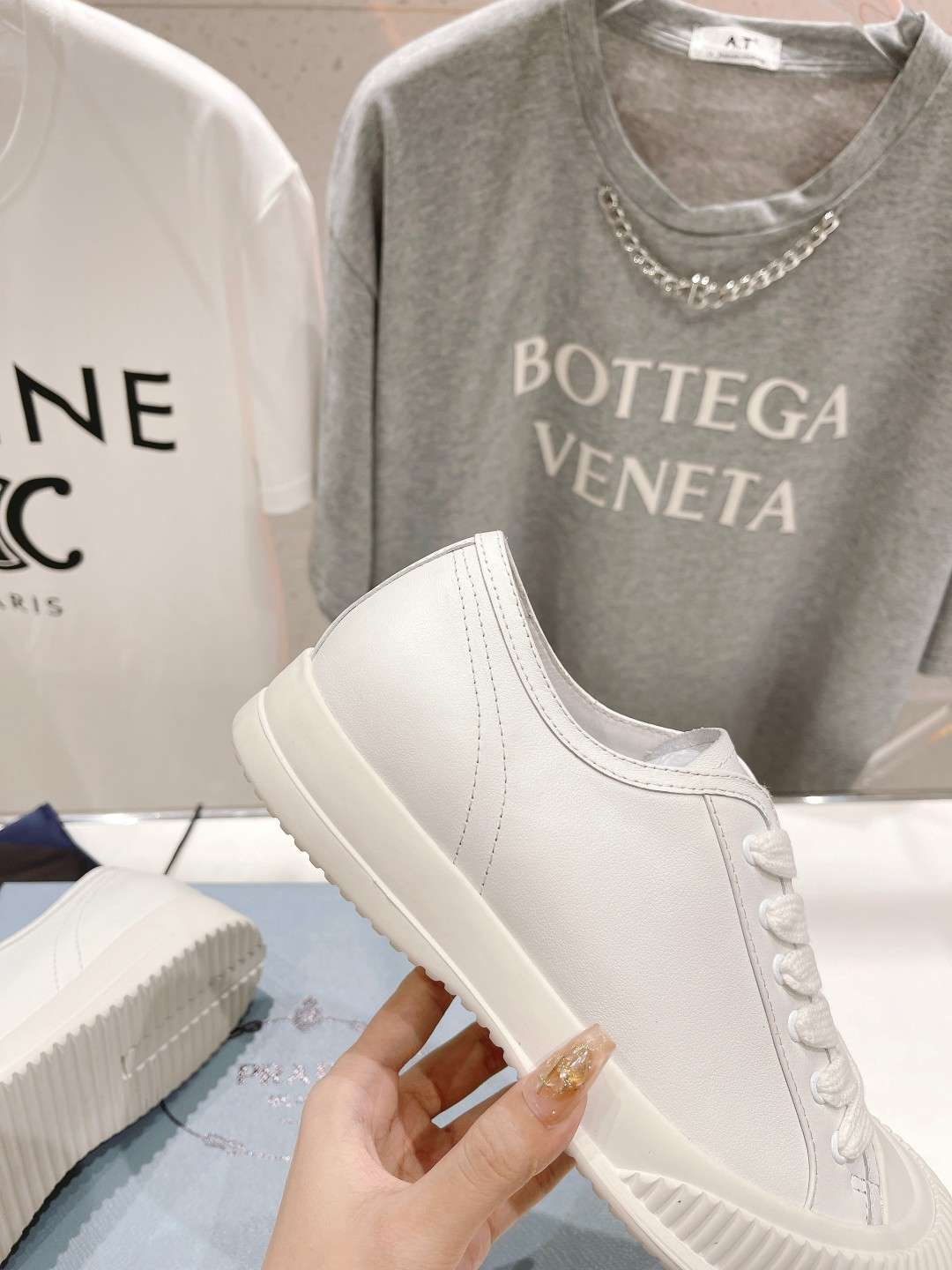 Prada Chunky Sole Sneakers White For Women