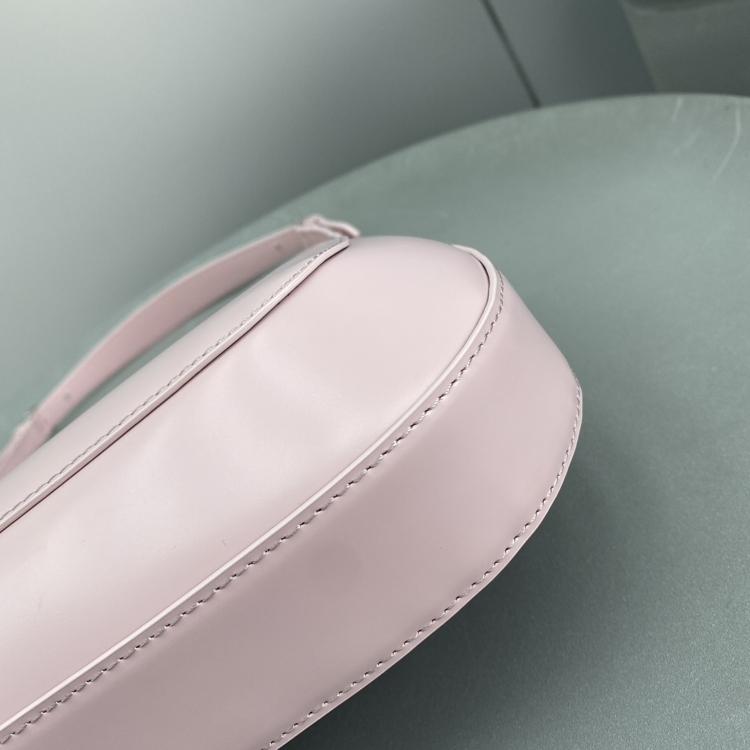 Prada Cleo Brushed Shoulder Bag Pink For Women, Women’s Bags 11.8in/30cm