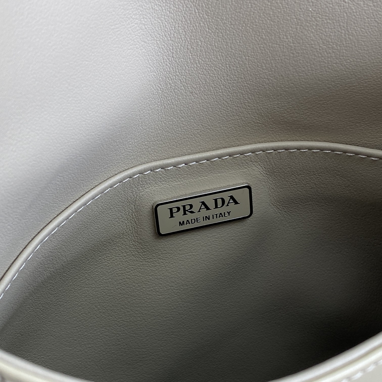 Prada Cleo Brushed Shoulder Bag With Flap Beige For Women, Women’s Bags 9in/23cm