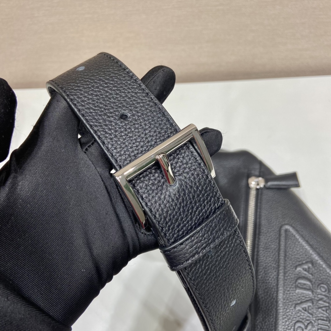 Prada Cross Bag Black For Women, Women’s Bags 12.6in/32cm 2VZ098_2BBE_F0002_V_OLO