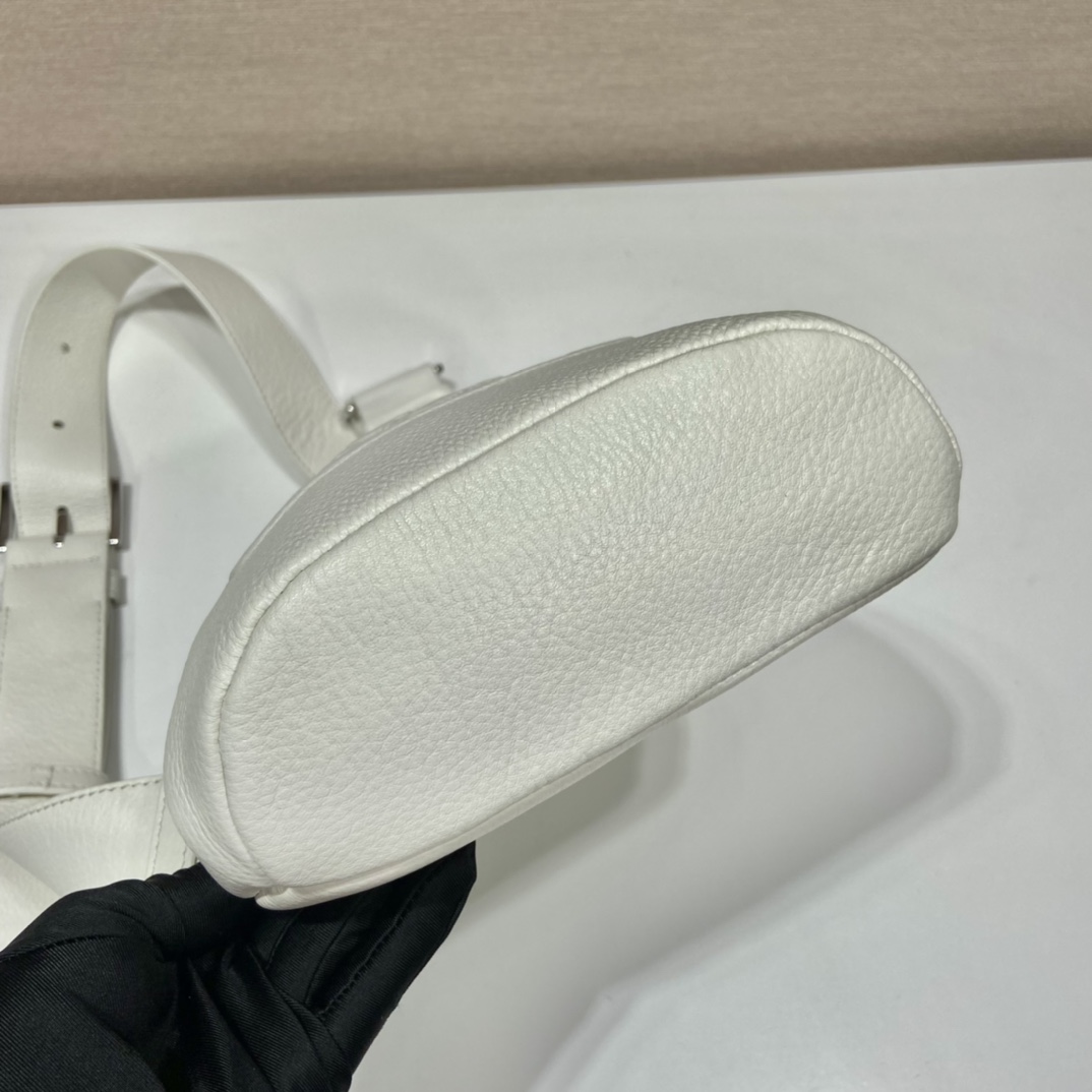 Prada Cross Bag White For Women, Women’s Bags 12.6in/32cm 2VZ098_2BBE_F0K74_V_OLO