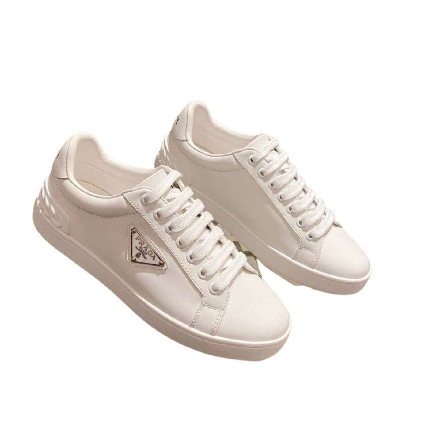 Prada Fyre Low Heel Sneaker White For Women