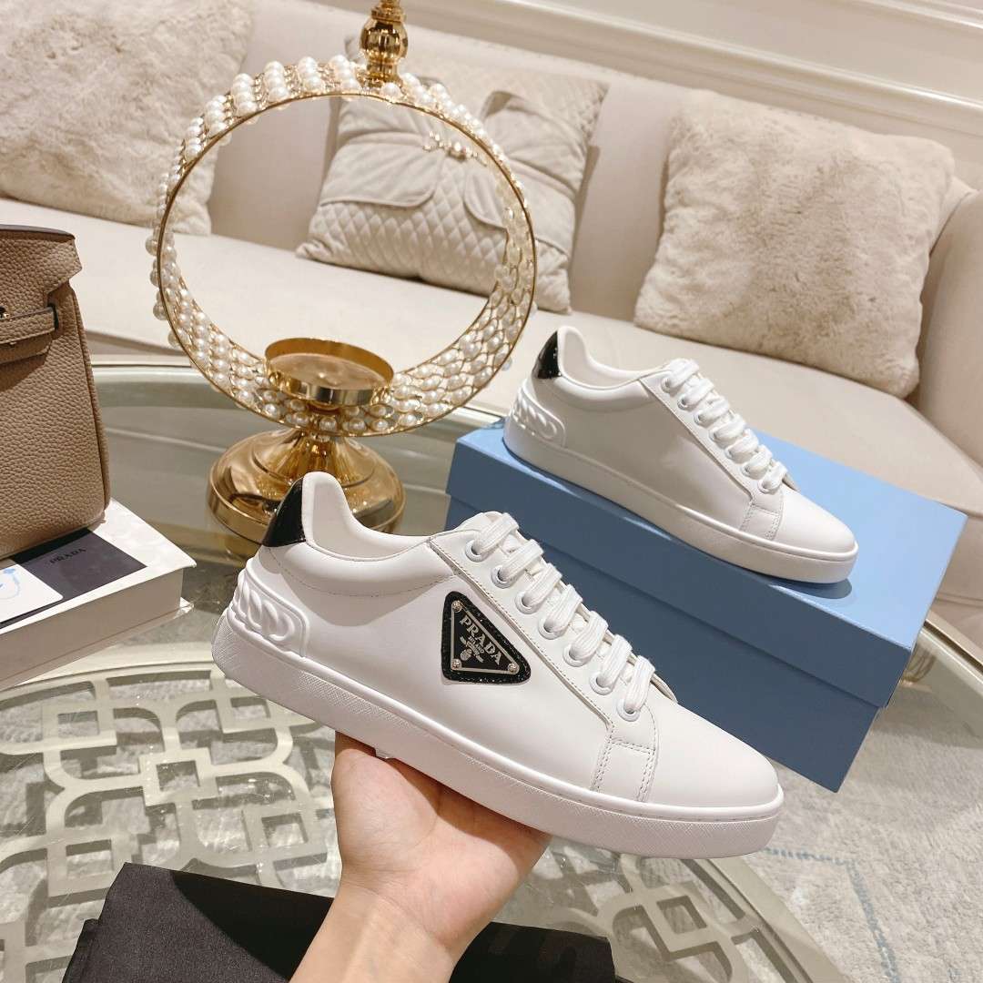 Prada Fyre Low Heel Sneaker White For Women