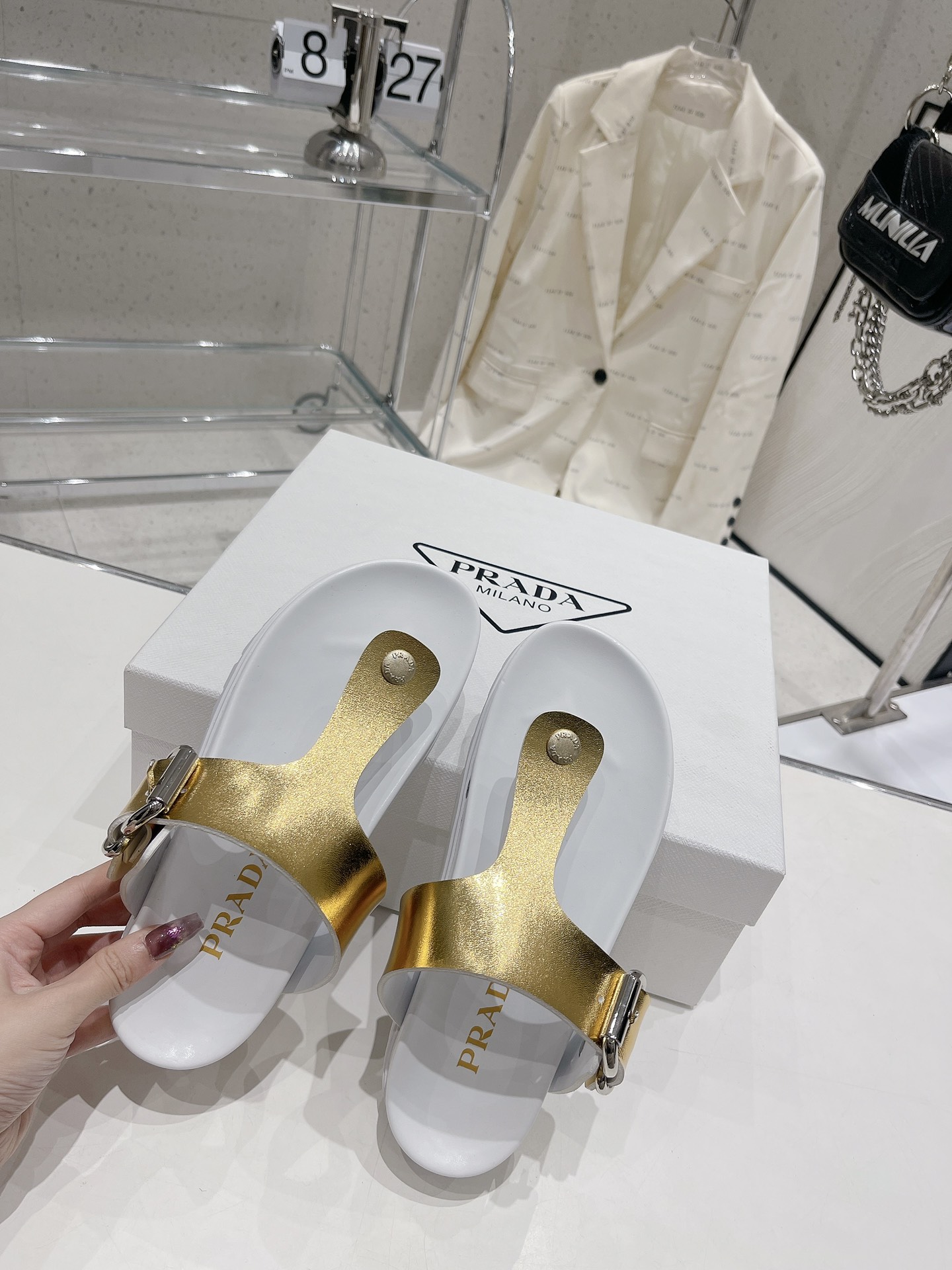 Prada Holster AD Coastal Gold For Women