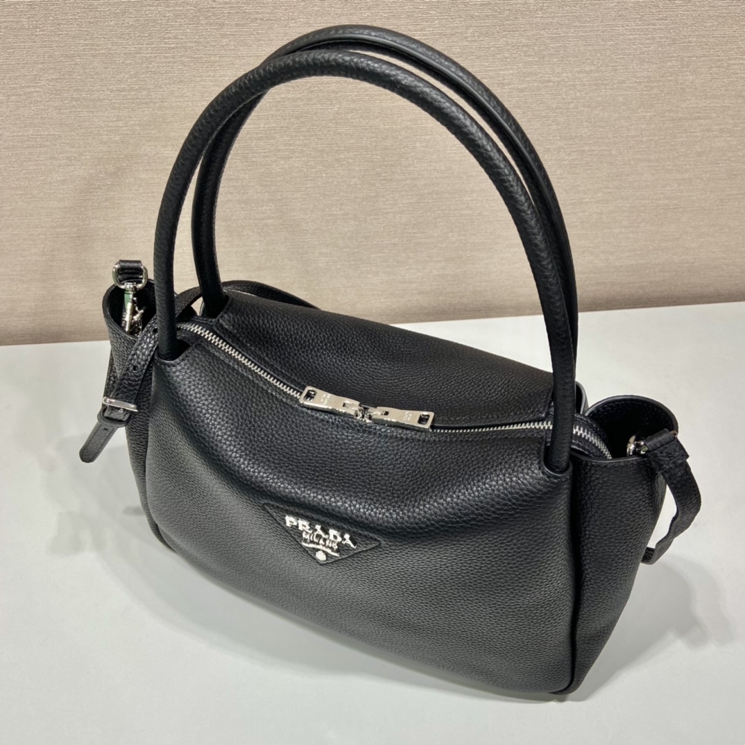 Prada Large Handbag Black For Women, Women’s Bags 12.6in/32cm 