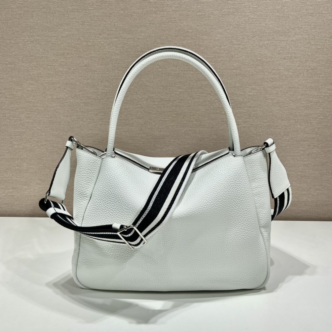 Prada Large Handbag White For Women, Women’s Bags 12.6in/32cm