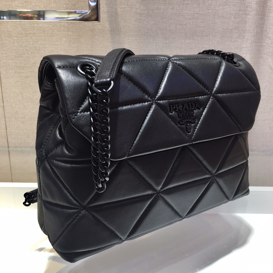 Prada Large Nappa Spectrum Bag Black For Women, Women’s Bags 10.6in/27cm 1BD231_WDF0_F0ES9_V_OOO