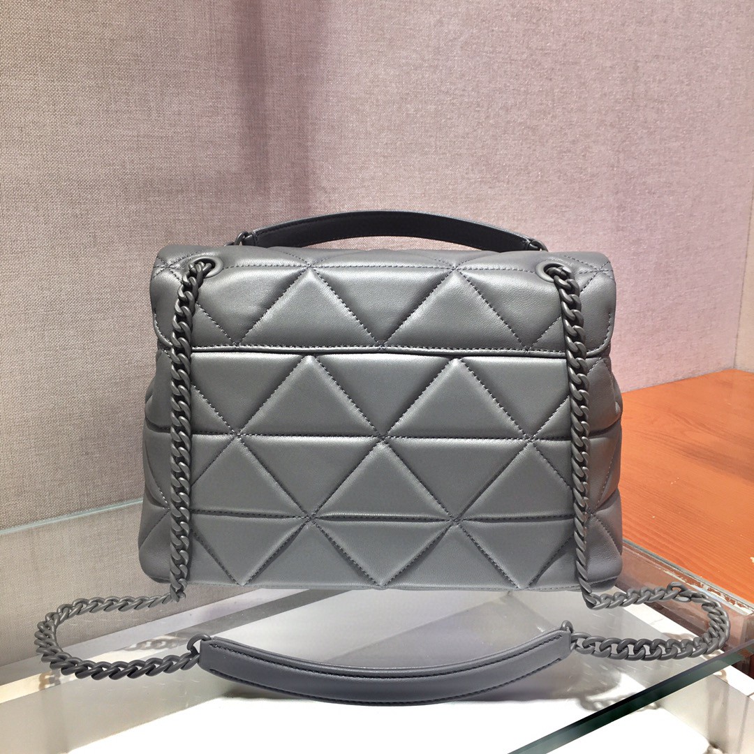 Prada Large Nappa Spectrum Bag Grey For Women, Women’s Bags 10.6in/27cm 1BD231_WDF0_F0LU5_V_OOO