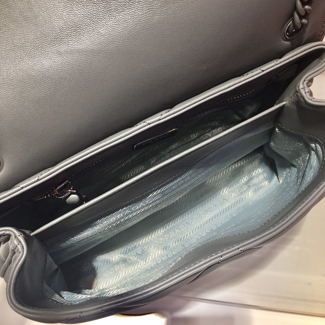 Prada Large Nappa Spectrum Bag Grey For Women, Women’s Bags 10.6in/27cm 1BD231_WDF0_F0LU5_V_OOO