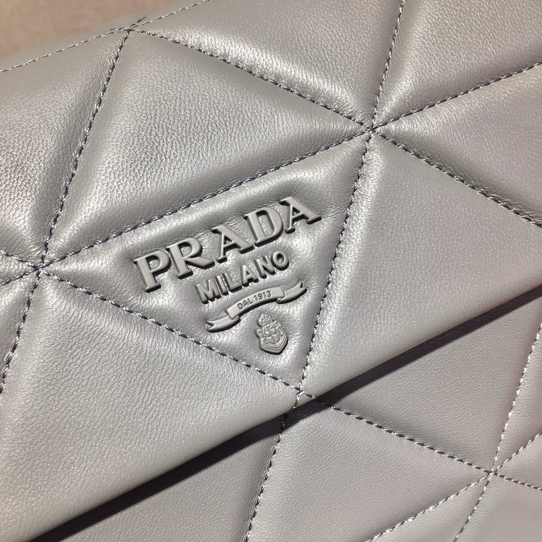 Prada Large Nappa Spectrum Bag Grey For Women, Women’s Bags 10.6in/27cm 1BD231_WDF0_F0LU5_V_OOO