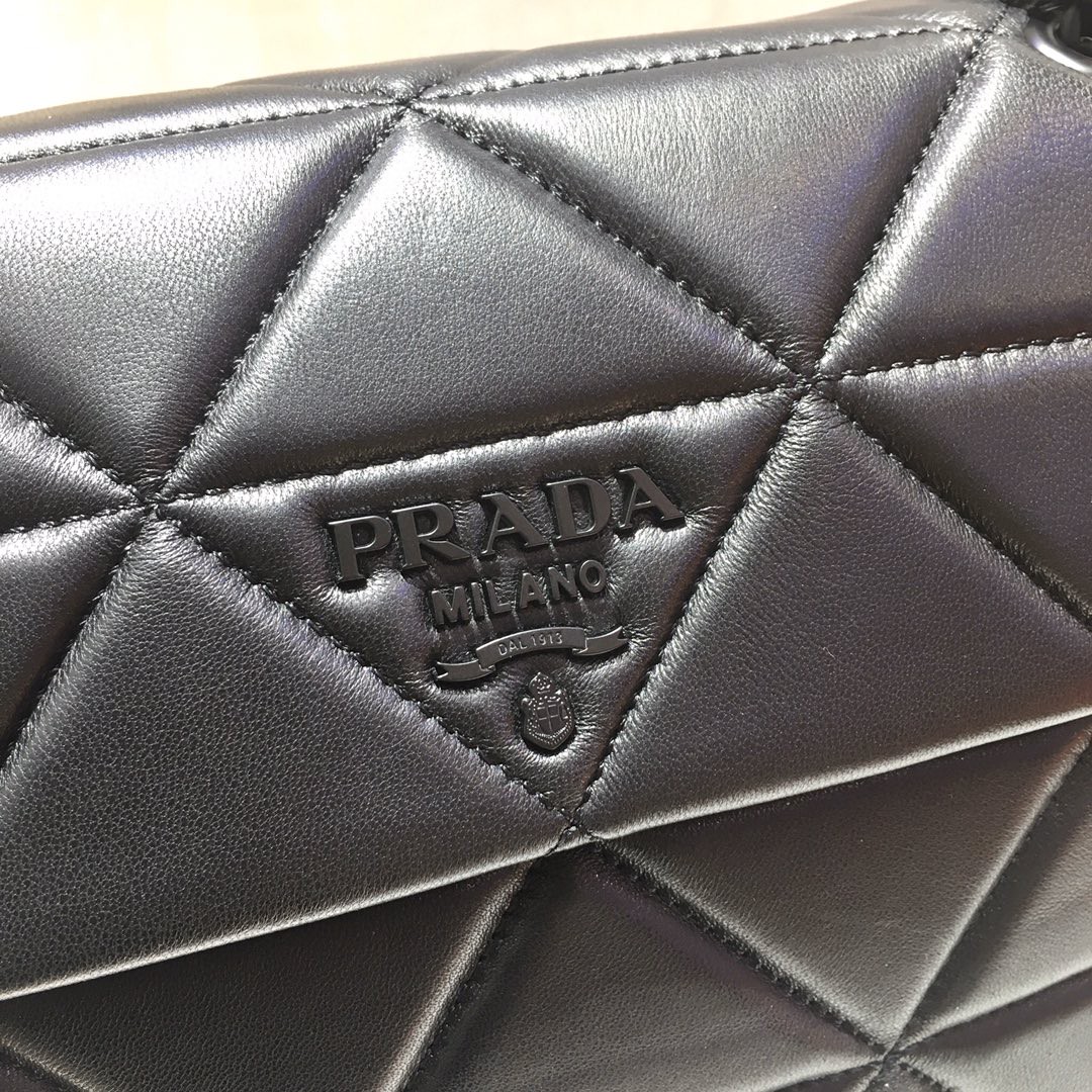 Prada Large Nappa Spectrum Bag Grey For Women, Women’s Bags 10.6in/27cm 1BD231_WDF0_F0LU5_V_OOO