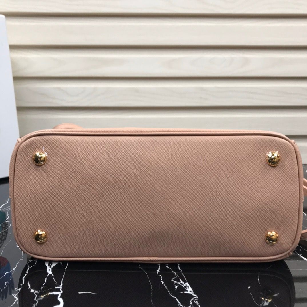 Prada Medium Shoulder Bag Nude Pink 28cm