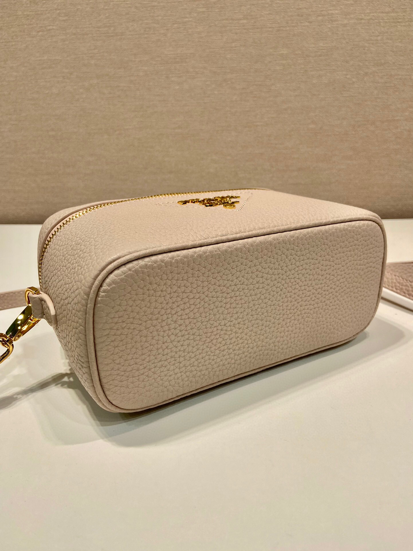 Prada Mini Bag In Beige For Women 7.1in/ 18cm 1BH202_2DKV_F0GCN_V_OOM