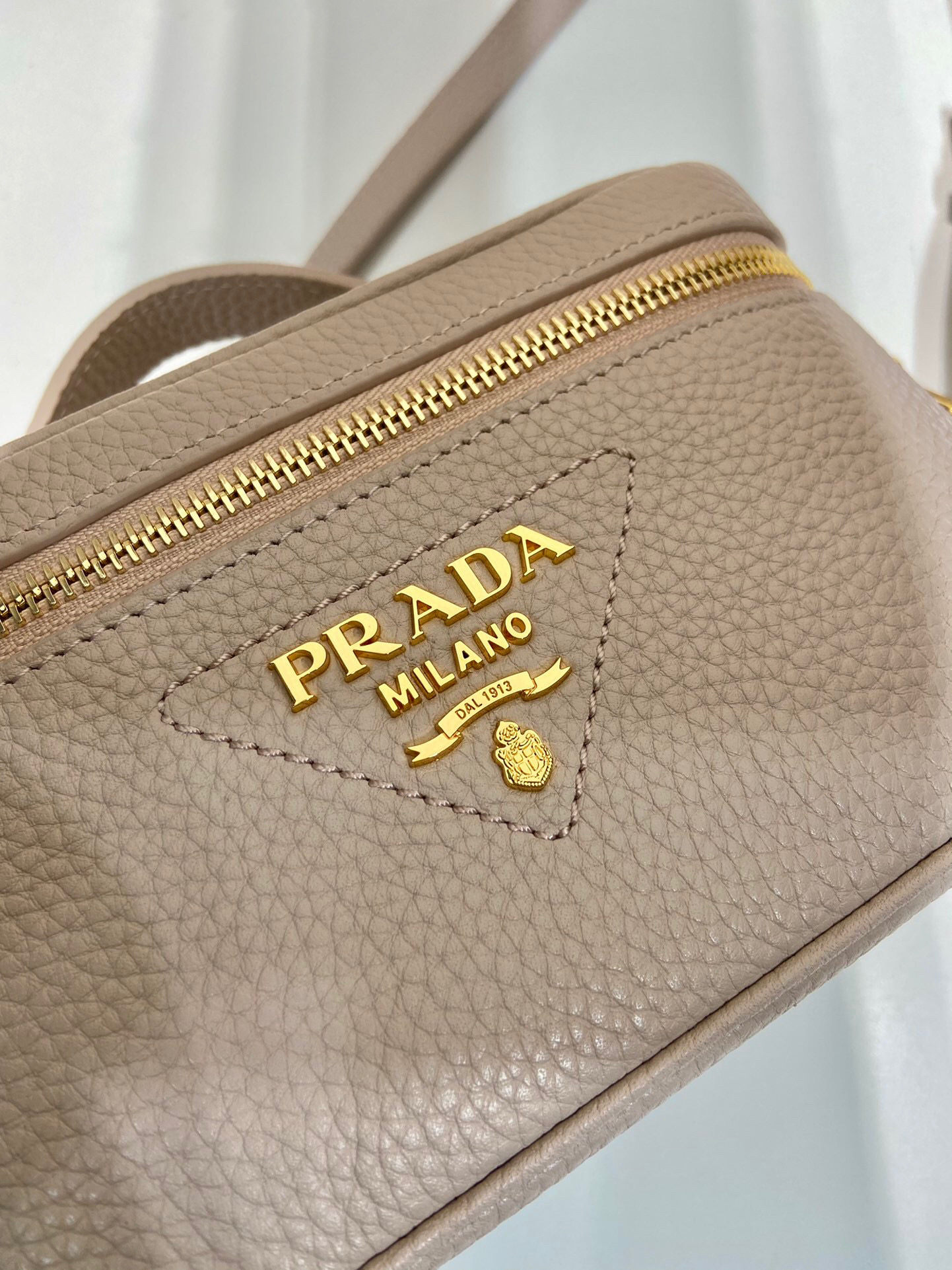 Prada Mini Bag In Beige For Women 7.1in/ 18cm 1BH202_2DKV_F0GCN_V_OOM