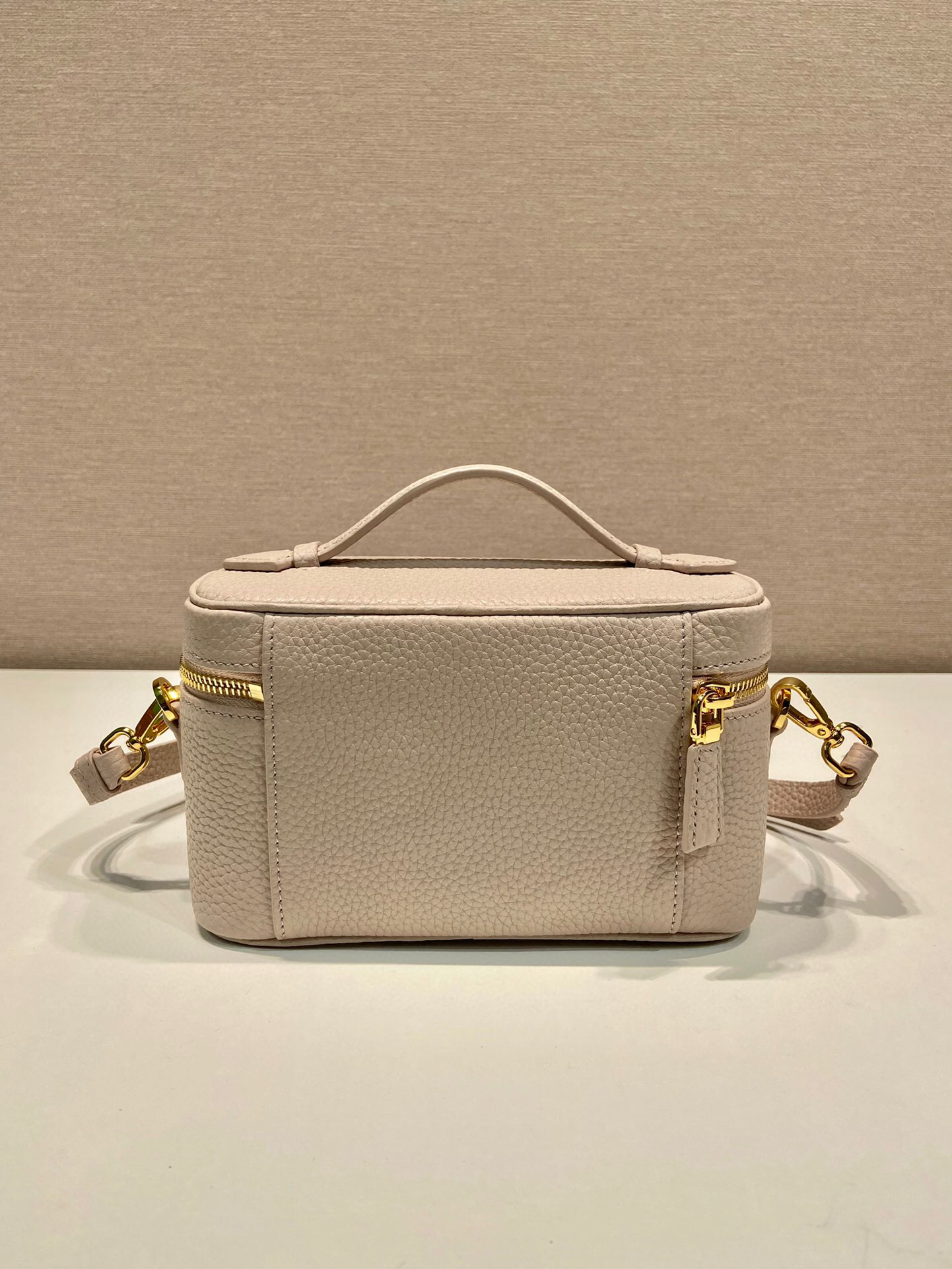 Prada Mini Bag In Beige For Women 7.1in/ 18cm 1BH202_2DKV_F0GCN_V_OOM