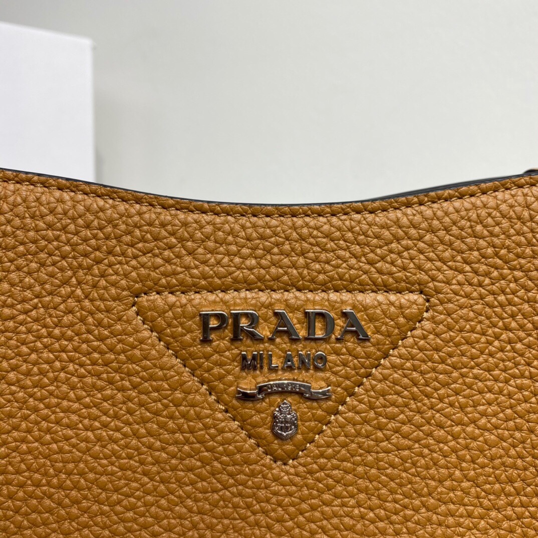 Prada Mini Shoulder Bag Brown For Women, Women’s Bags 7.9in/20cm 1BH191_2DKV_F02Z8_V_3OO