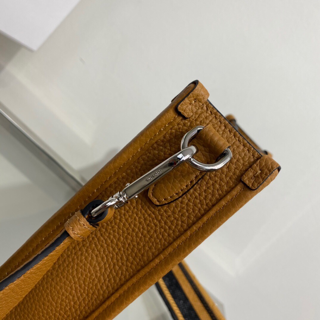 Prada Mini Shoulder Bag Brown For Women, Women’s Bags 7.9in/20cm 1BH191_2DKV_F02Z8_V_3OO