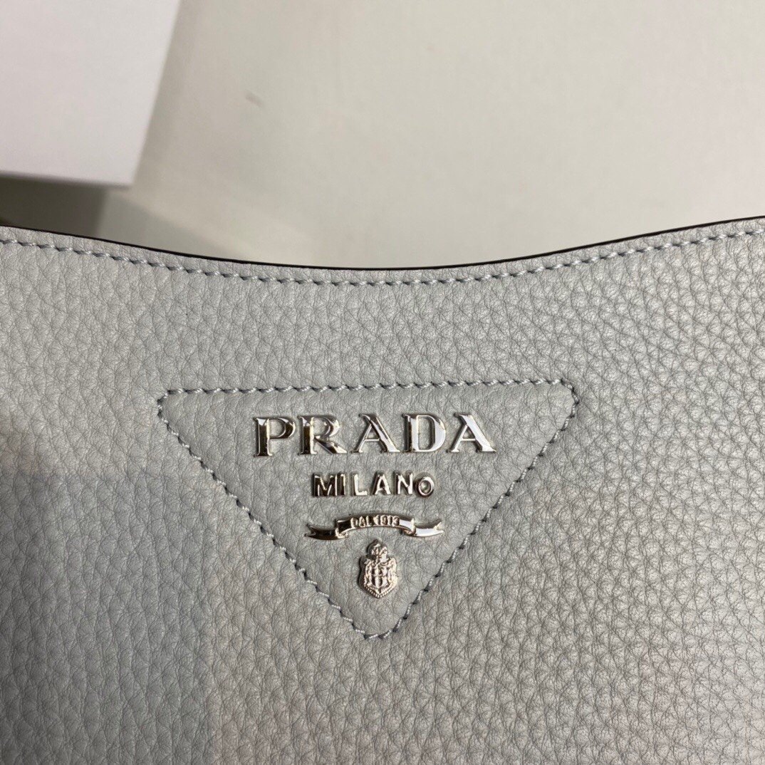 Prada Mini Shoulder Bag Grey For Women, Women’s Bags 7.9in/20cm