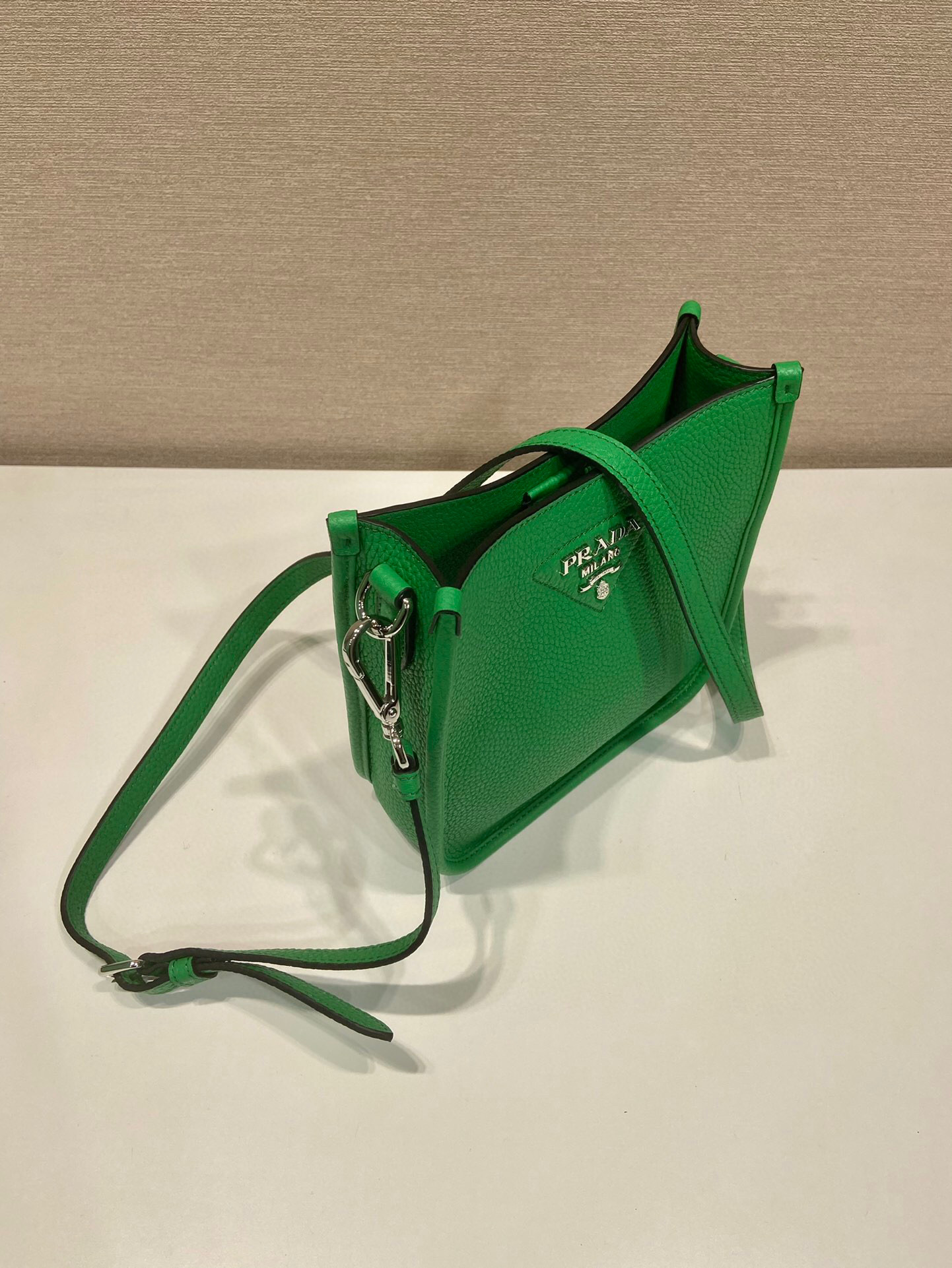 Prada Mini Shoulder Bag In Green For Women 7.8 in/20cm 1BH191_2DKV_F0YFM_V_3OO