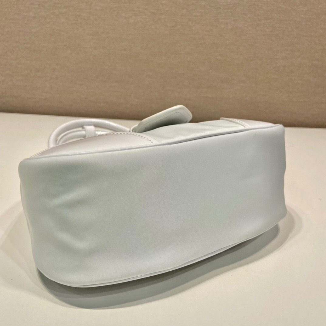Prada Moon Padded Nappa Bag In White/Yellow/Brown For Women 8.8in / 22.5cm 1BA381_2DYI_F0009_V_OOM