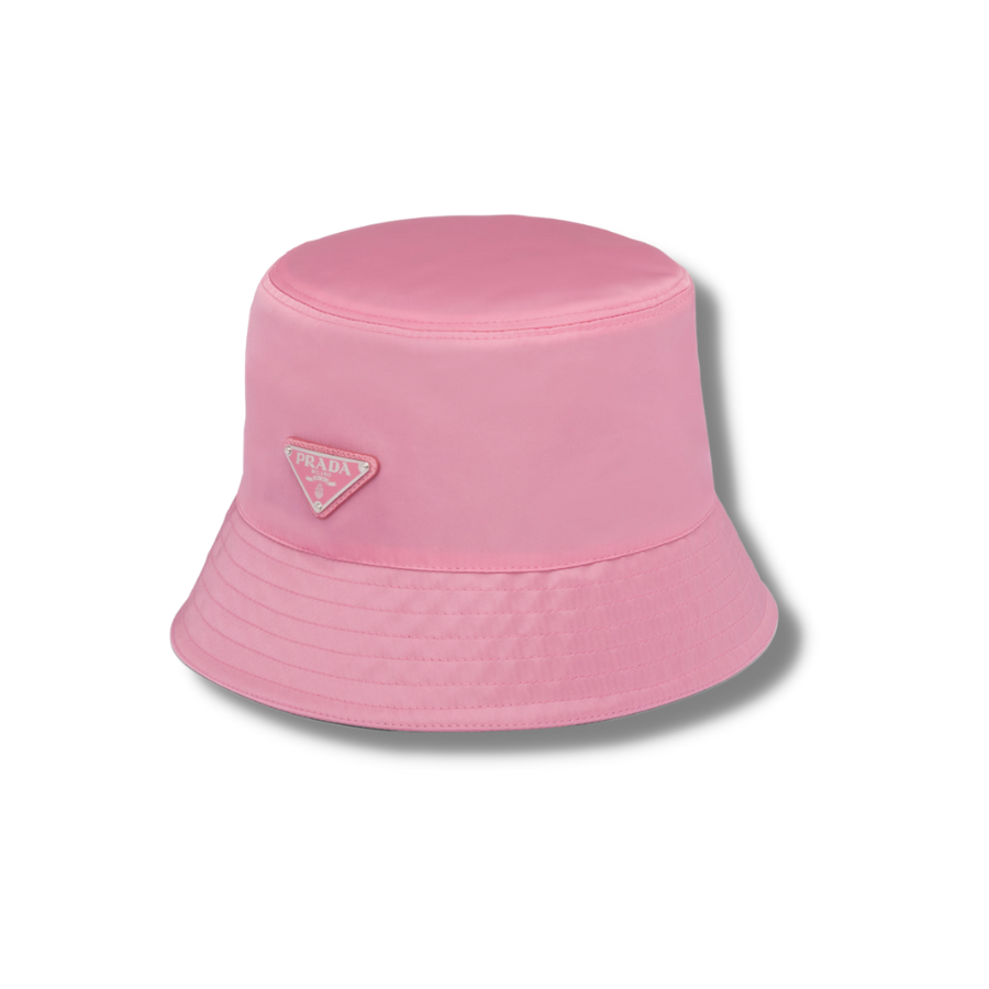 Prada Nylon Bucket Hat Begonia Pink For Women – 1HC137_2B15_F0638