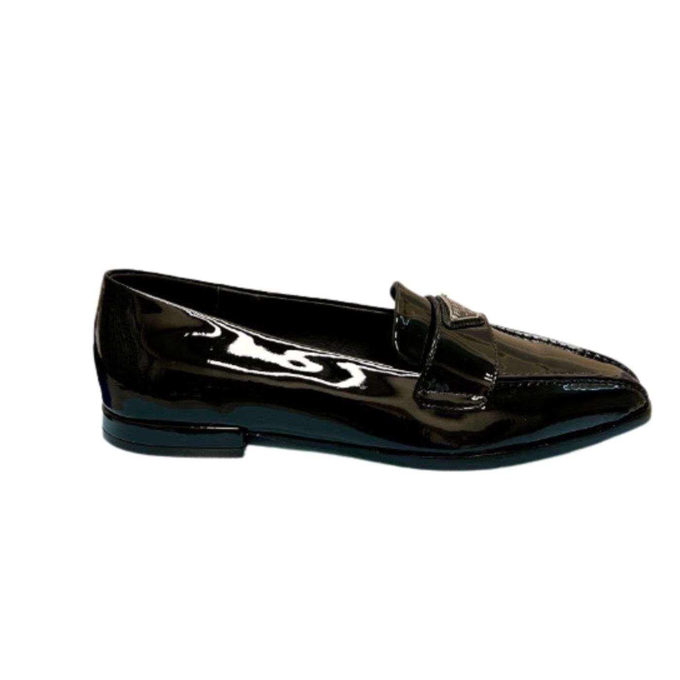 Prada Patent Loafers Black For Women