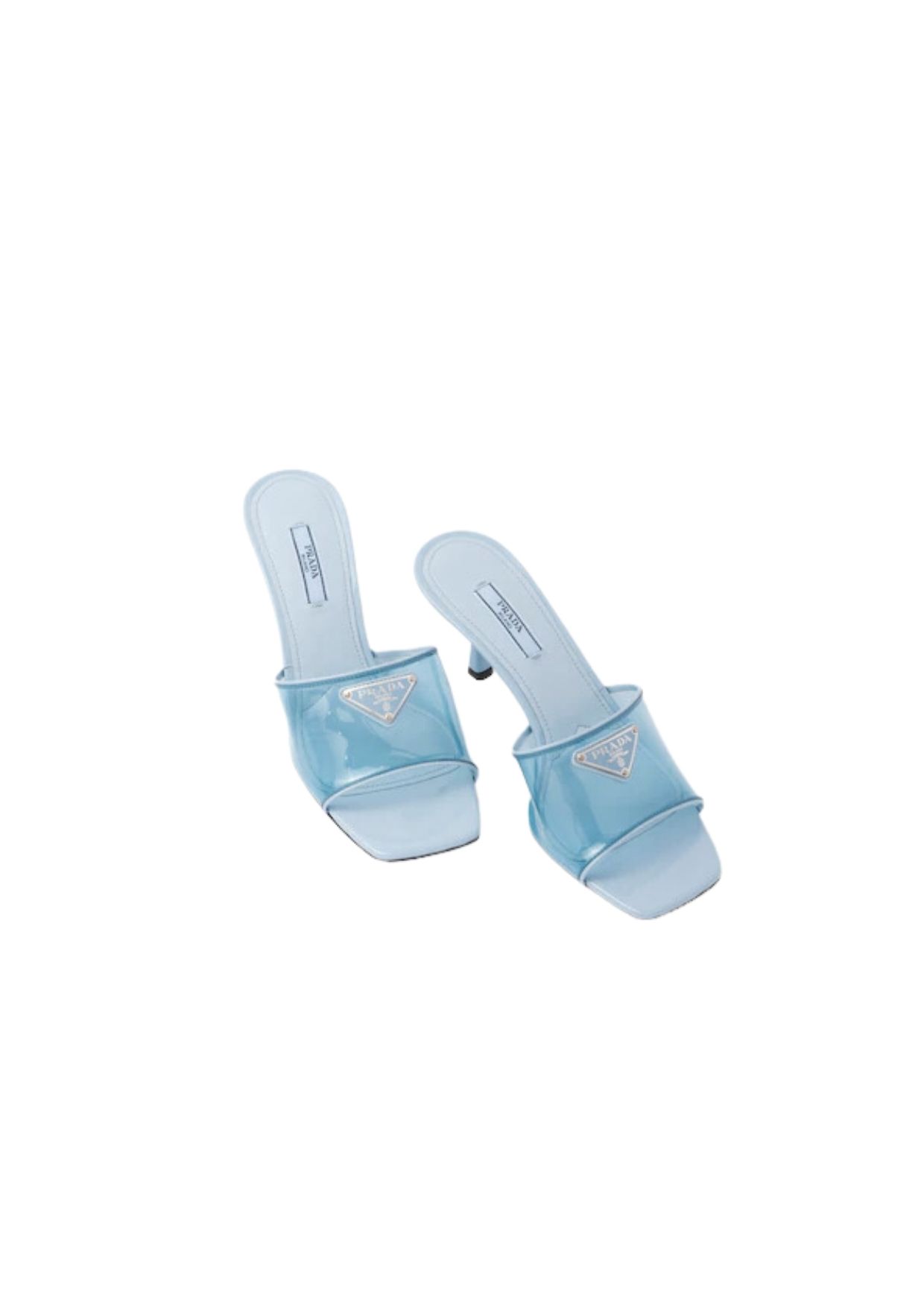 Prada Plexiglas And Patent Sandals Light Blue For Women 1XX644_3N09_F0076_F_065