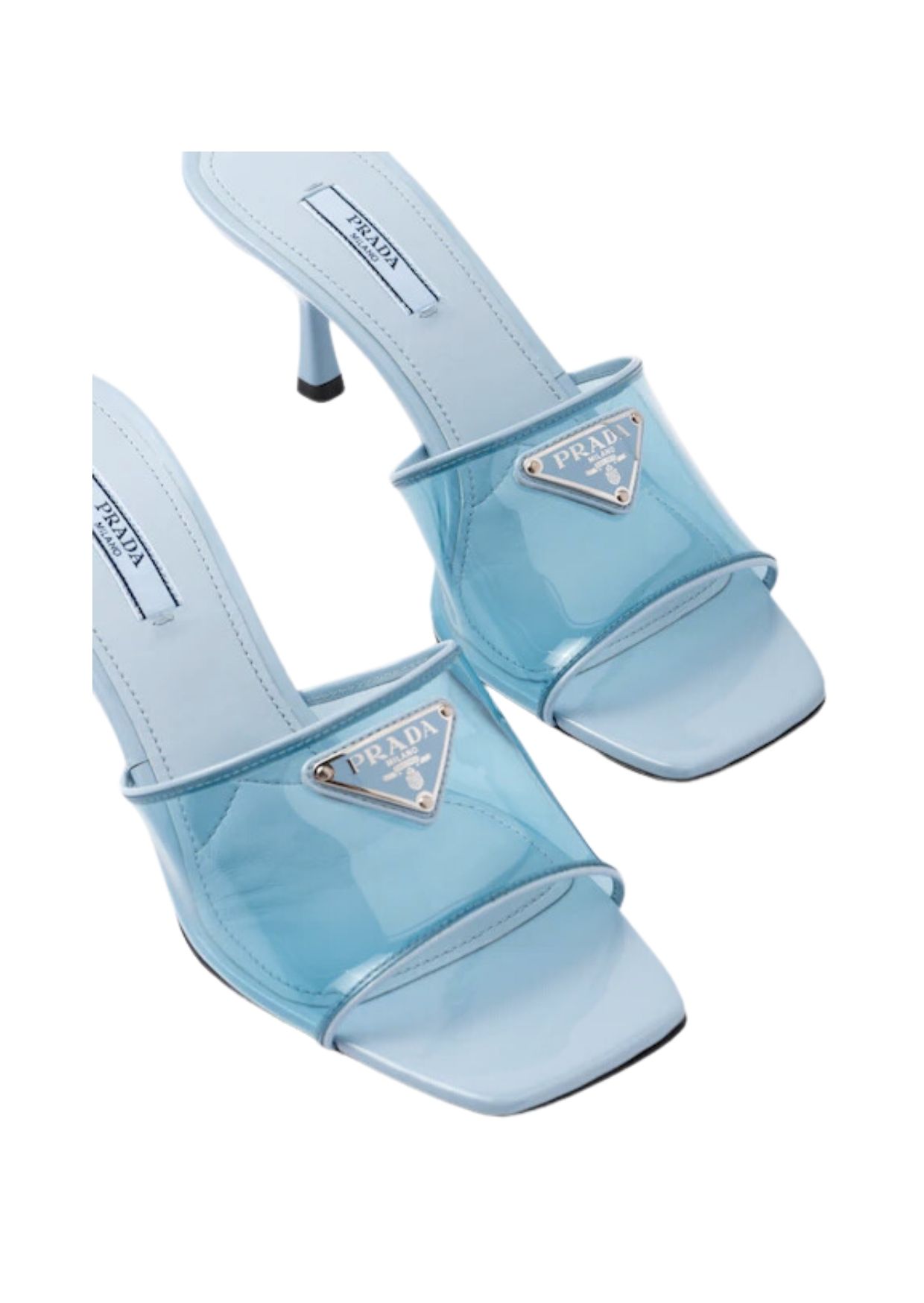Prada Plexiglas And Patent Sandals Light Blue For Women 1XX644_3N09_F0076_F_065