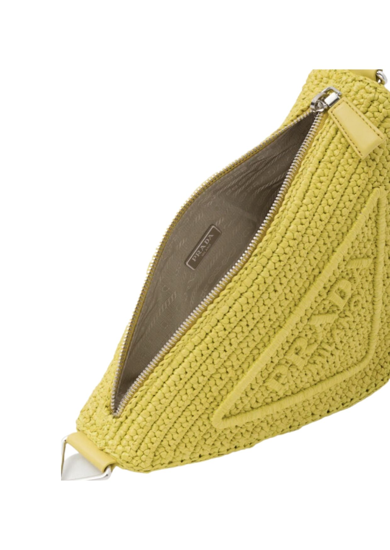 Prada Raffia Prada Triangle Bag Green For Women 1BH190_2A2T_F0322_V_DRO