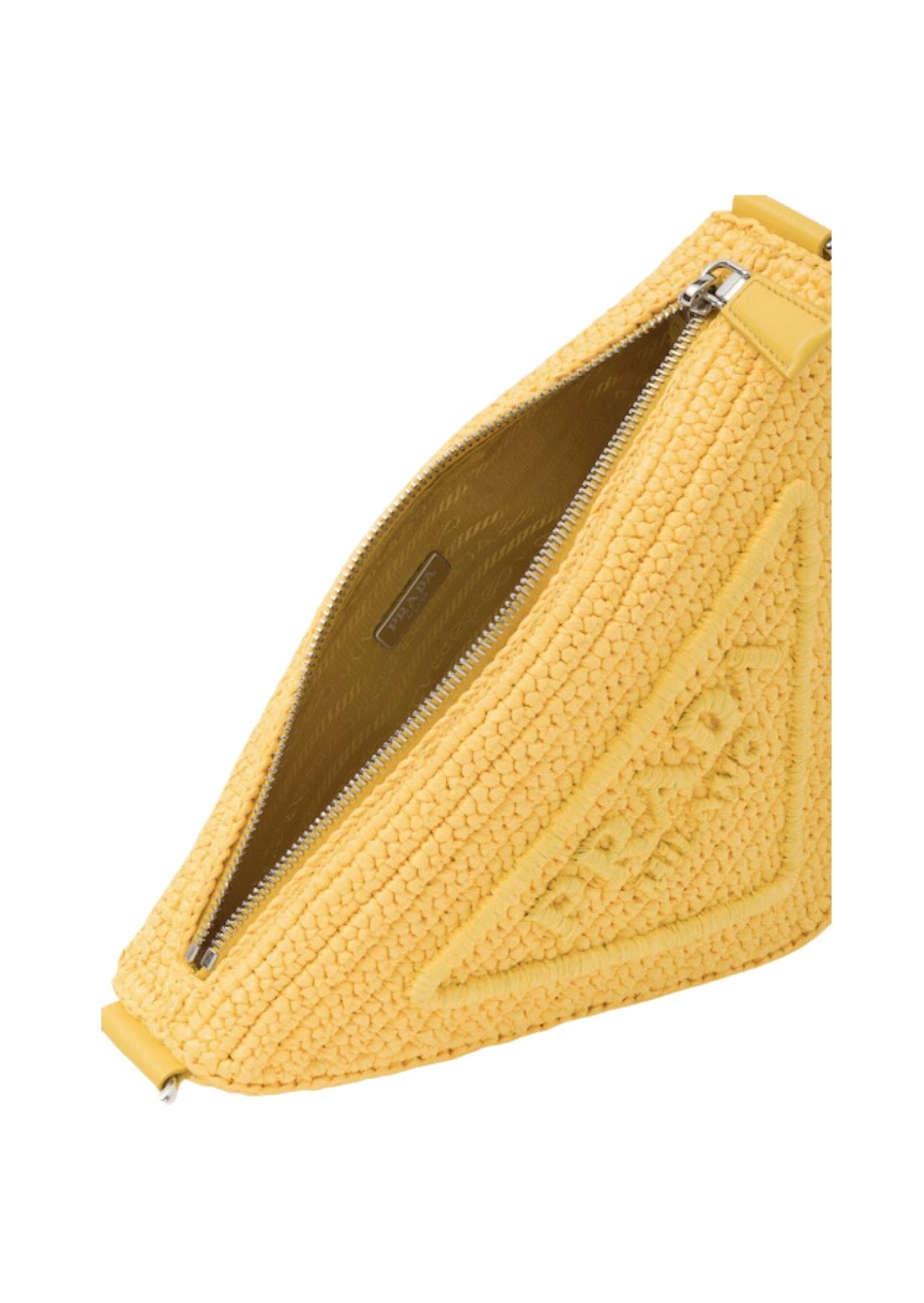 Prada Raffia Prada Triangle Bag Yellow For Women 1BH190_2A2T_F0010_V_DRO