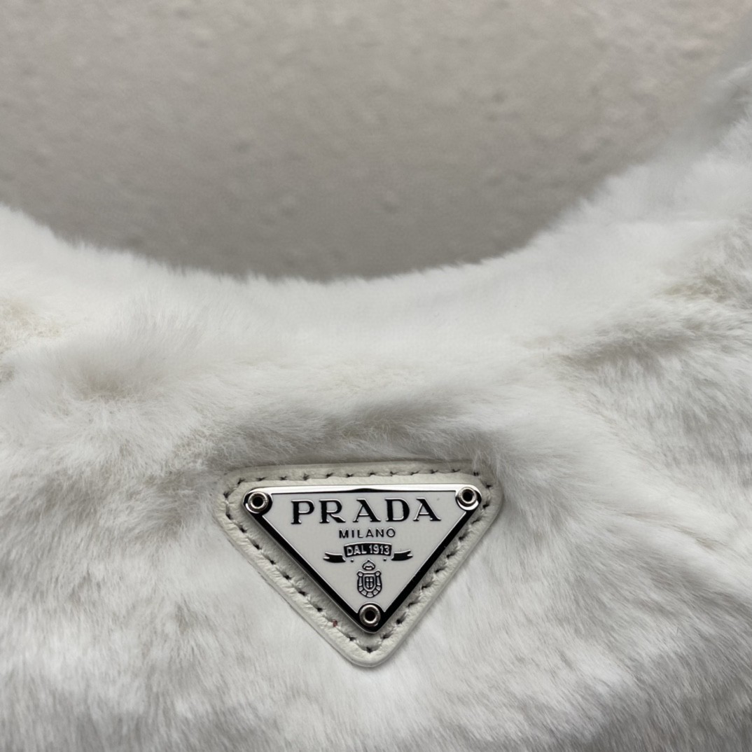 Prada Re-Edition 2000 Mini Bag Black/White/Pink For Women 8.6 in / 22 cm 1NE515_2DUE_F0002