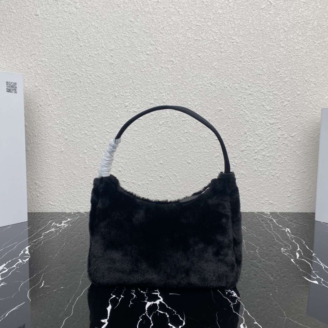 Prada Re-Edition 2000 Mini Bag Black/White/Pink For Women 8.6 in / 22 cm 1NE515_2DUE_F0002