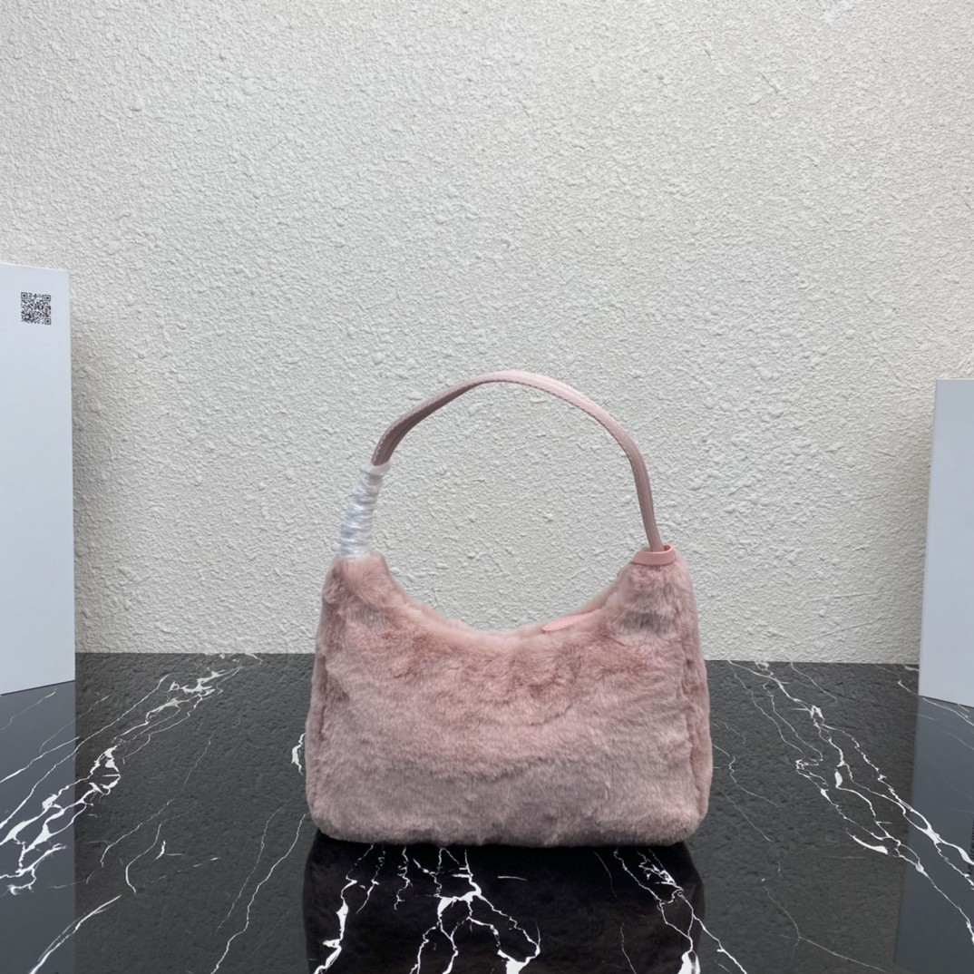 Prada Re-Edition 2000 Mini Bag Black/White/Pink For Women 8.6 in / 22 cm 1NE515_2DUE_F0002