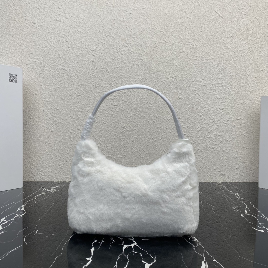 Prada Re-Edition 2000 Mini Bag Black/White/Pink For Women 8.6 in / 22 cm 1NE515_2DUE_F0002