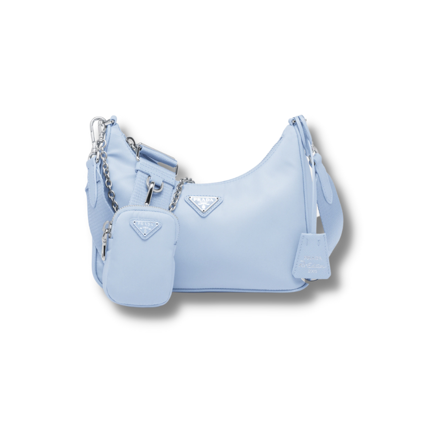 Prada Re-Edition 2005 Re-Nylon Bag Light Blue For Women – 1BH204_R064_F0076_V_V9L