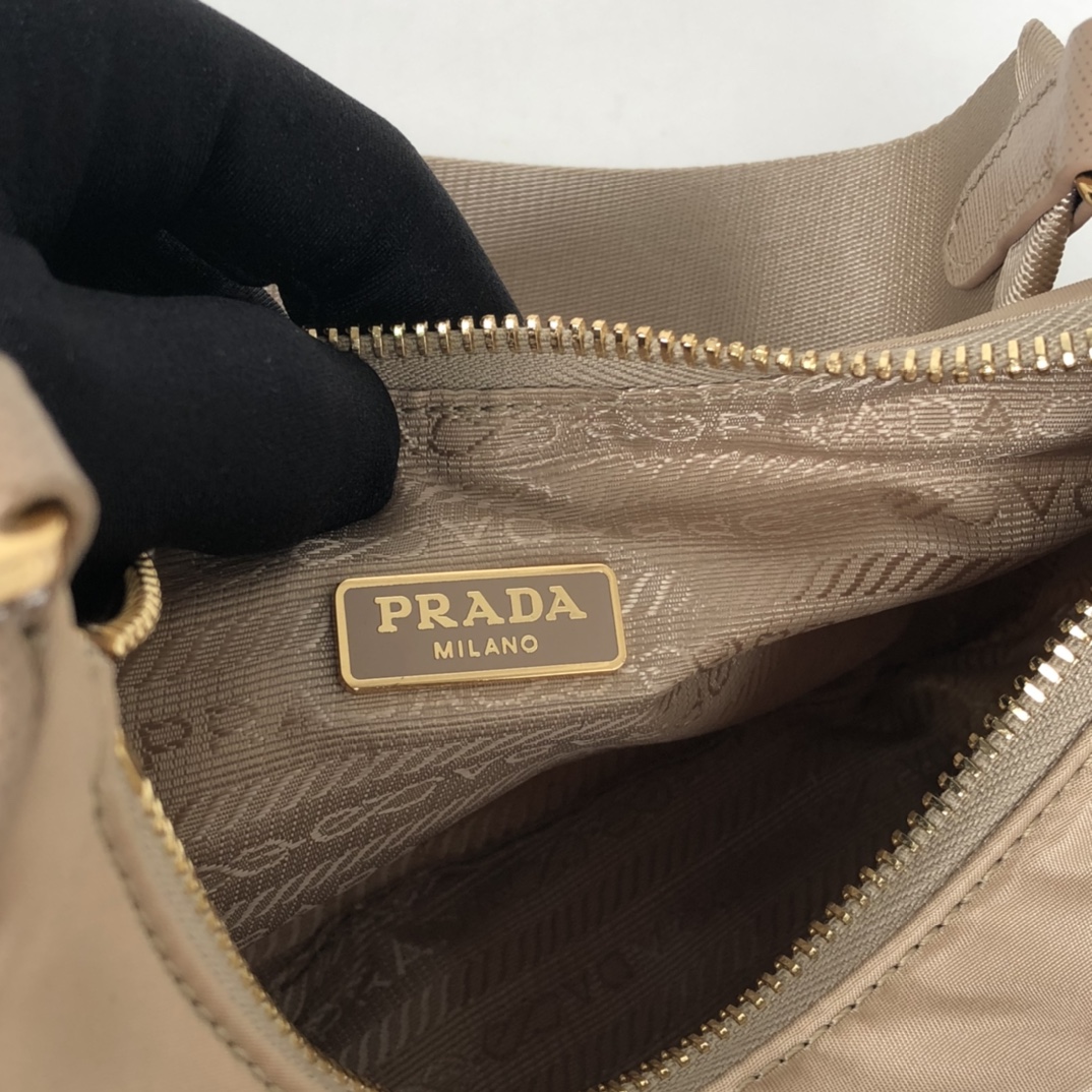 Prada Re-Edition 2005 Saffiano Bag Beige For Women, Women’s Bags 8.6in/22cm 1BH204_NZV_F0MUH_V_V2M