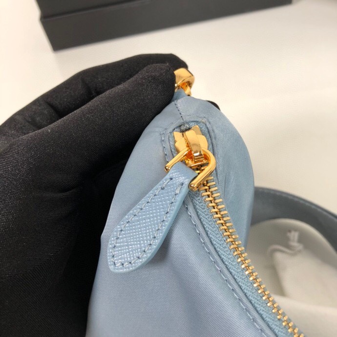 Prada Re-Edition 2005 Saffiano Bag Blue For Women, Women’s Bags 8.6in/22cm 1BH204_NZV_F0ETB_V_V2M