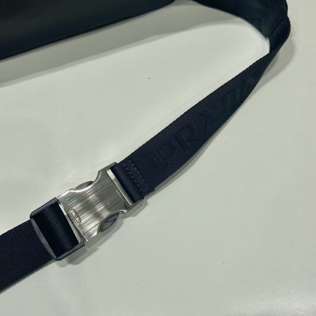 Prada Re-Nylon And Saffiano Belt Bag Black For Women, Women’s Bags 10.2in/26cm 2VL034_2DMG_F0002_V_OOO