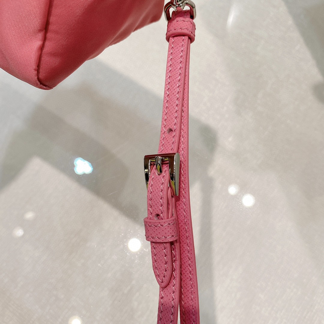 Prada Re-Nylon Necessaire Bag Black/Blue/Pink/Orange For Women 7.8 in/ 20 cm 1NE693_R067_F0002