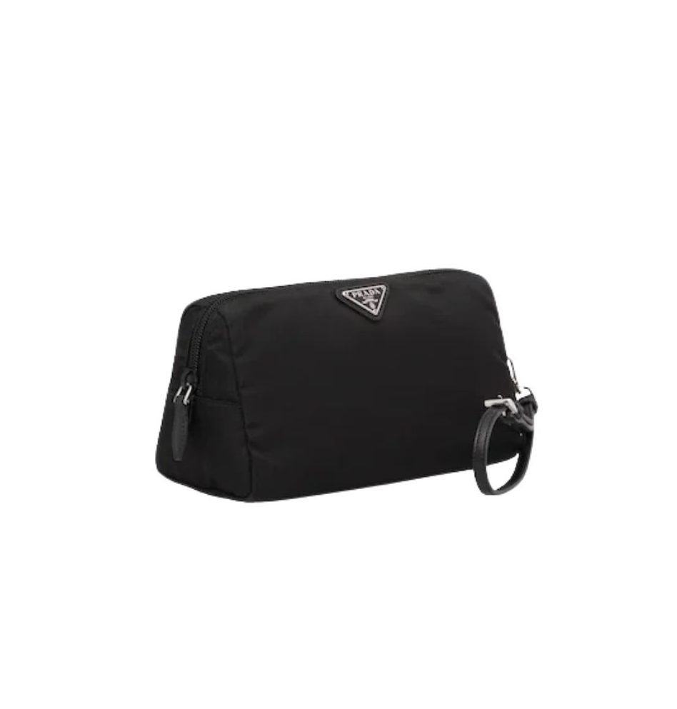 Prada Re-Nylon Necessaire Bag Black/Blue/Pink/Orange For Women 7.8 in/ 20 cm 1NE693_R067_F0002