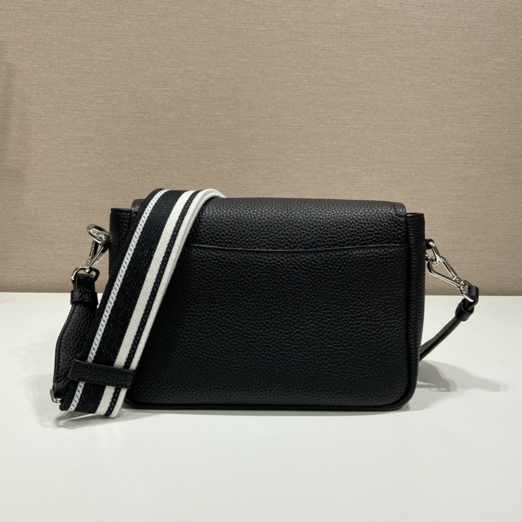 Prada Shoulder Bag Black For Women, Women’s Bags 9in/23cm 1BD314_2DKV_F0002_V_3OO