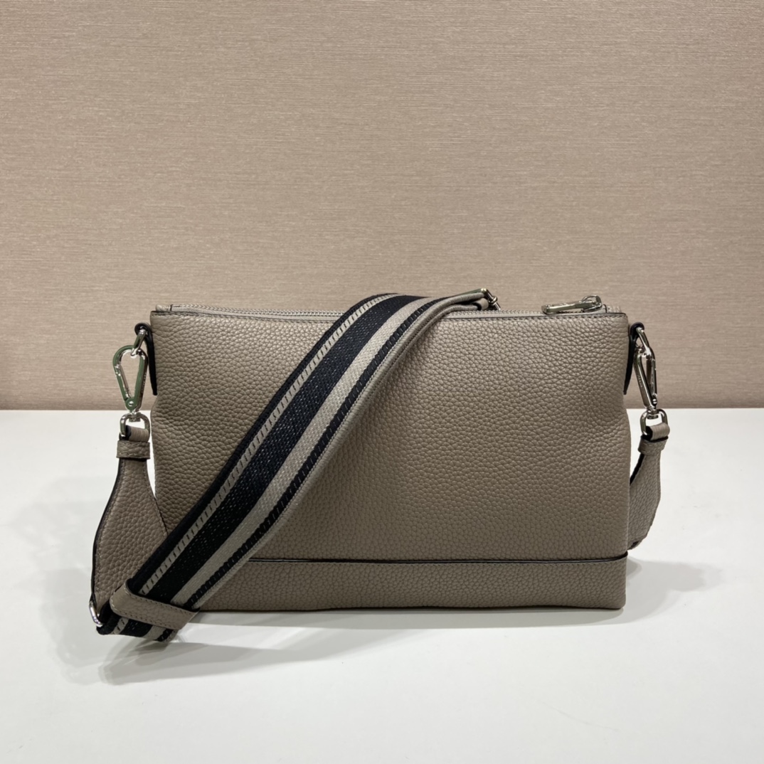 Prada Shoulder Bag Grey For Women, Women’s Bags 11.8in/30cm 1BH050_2DKV_F0572_V_3OM