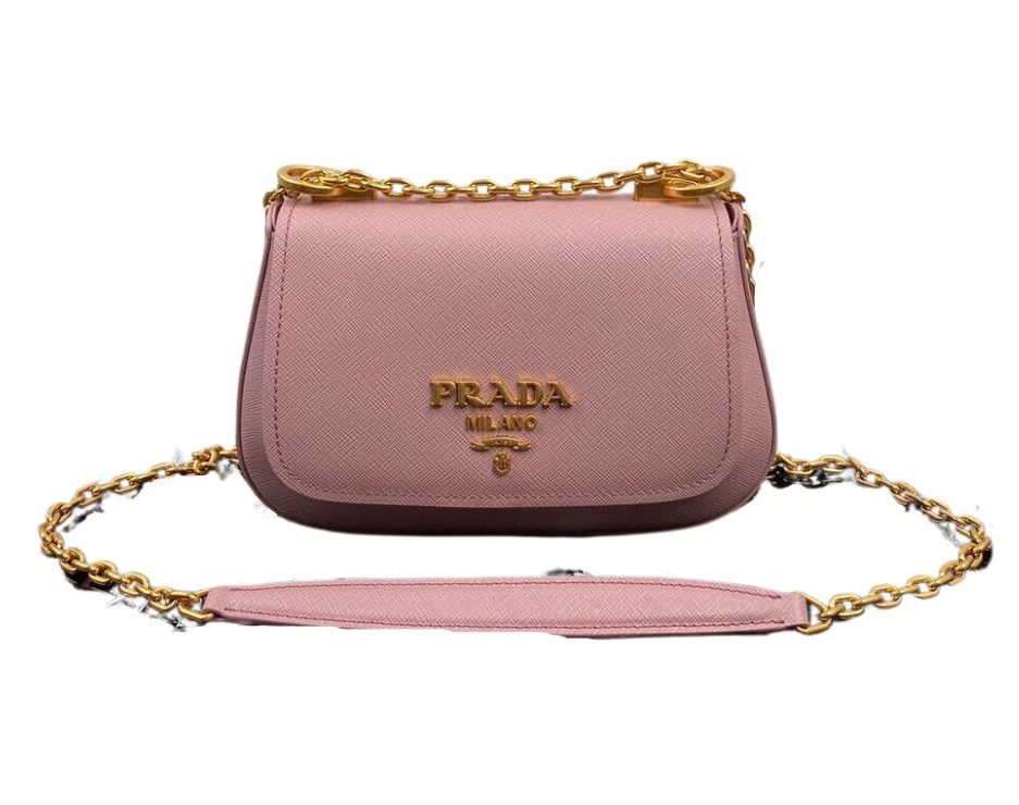 Prada Shoulder Bag Pink/Yellow/Blue For Women 8.6 in / 22 cm