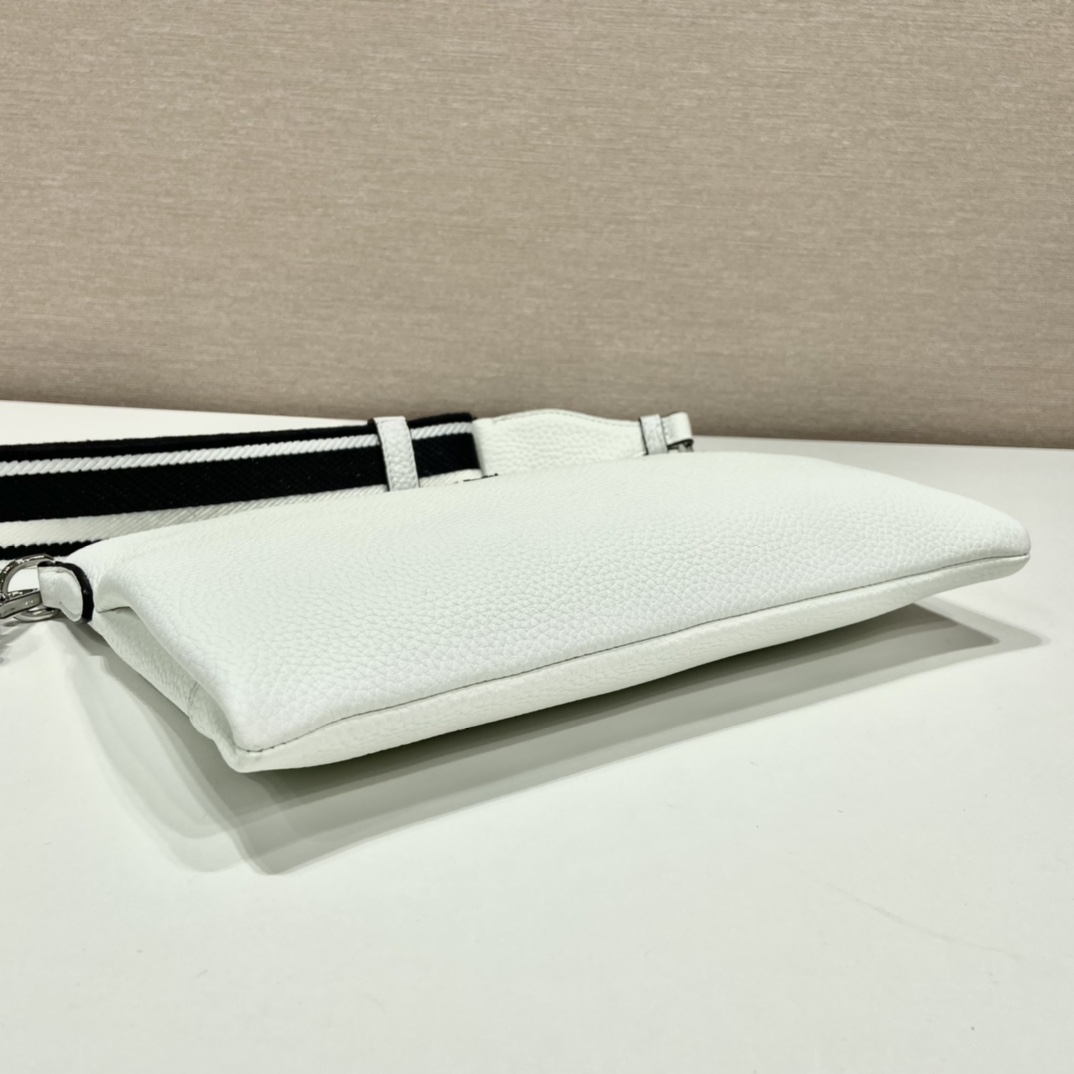Prada Shoulder Bag White For Women, Women’s Bags 11.8in/30cm 1BH050_2DKV_F0009_V_3OM